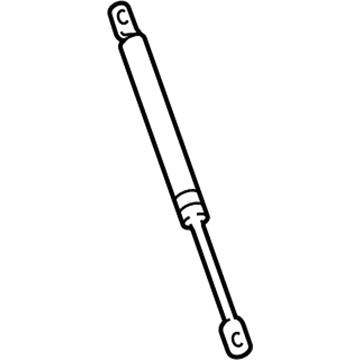 2005 Lincoln Town Car Lift Support - 3W1Z-16C826-AA