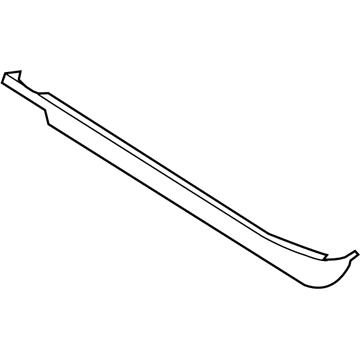 Ford FL3Z-1825596-A Belt Molding, Rear Passenger Side