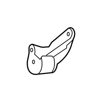 Ford F81Z-3B178-AB Axle Beam Pivot Bracket, Driver Side