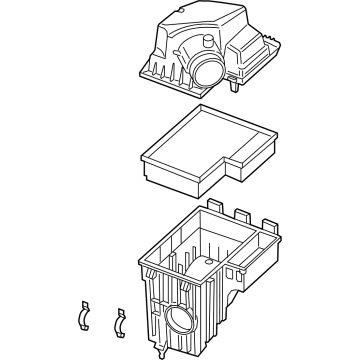 Ford Transit-350 Air Filter Box - LK4Z-9600-B