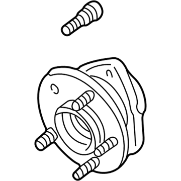 Ford G2MZ-1104-W Hub Assembly - Wheel