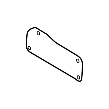 Ford DT1Z-6123866-A Trim Cover, Rear Inner Passenger Side