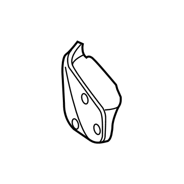 Ford DT1Z-6146410-BB Trim Cover, Rear Inner Passenger Side