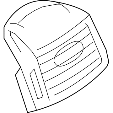 Ford 7C3Z-25043B13-AC Driver Inflator Module, Charcoal Black