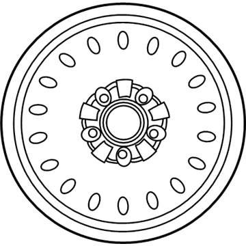 Mercury Spare Wheel - YF1Z-1007-FA