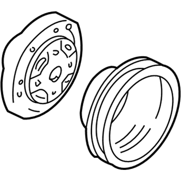 Ford F78Z6B321AA Damper & Pulley