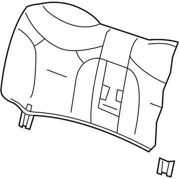 2005 Lincoln Town Car Seat Cover - 4W1Z-5466600-PAA