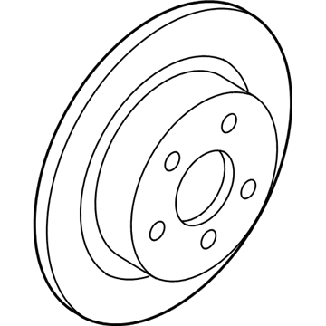 Ford CV6Z-2C026-C Rotor, Rear