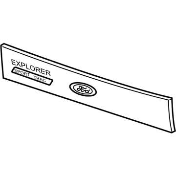 Ford 3L2Z-99425A34-BAPTM Lower Molding, Rear Center