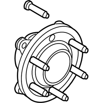 Ford FL1Z-1104-H Hub Assembly, Front