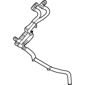 Lincoln Cooling Hose - N1MZ-18472-E