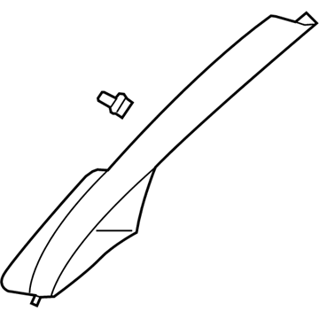 Ford DM5Z-5803598-AA Windshield Pillar Trim, Passenger Side