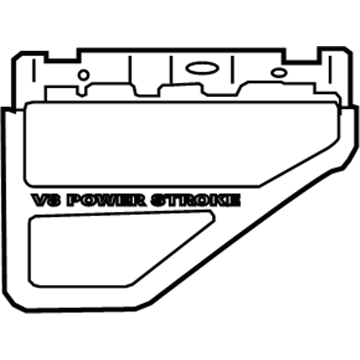 Ford 8C3Z-16228-A Vent, Front Passenger Side