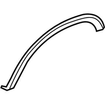 Ford 8C3Z-16038-APTM Wheel Opening Molding, Pueblo Gold, Front Passenger Side