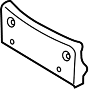 Ford FA1Z-17A385-AB License Bracket, Front