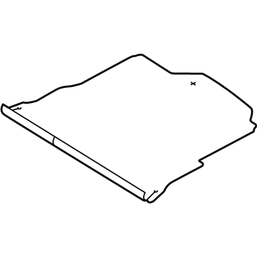 Ford AE8Z-5413046-AB Floor Cover, Rear