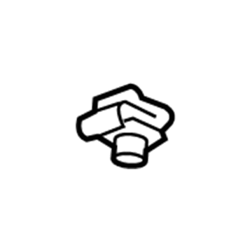 Ford -W711506-S424 Upper Center Pillar Trim Retainer Nut