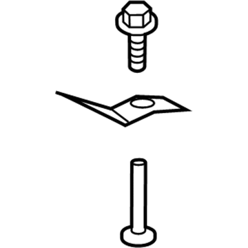 Ford GD9Z-54613D26-A Child Seat Bracket