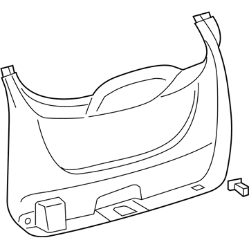 Ford CJ5Z-7842906-AA Lower Trim Panel, Rear