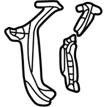 Ford 6C3Z-2502500-A Hinge Pillar