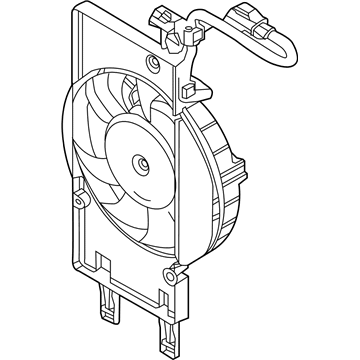 2017 Ford Focus Engine Cooling Fan - CV6Z-8C607-T