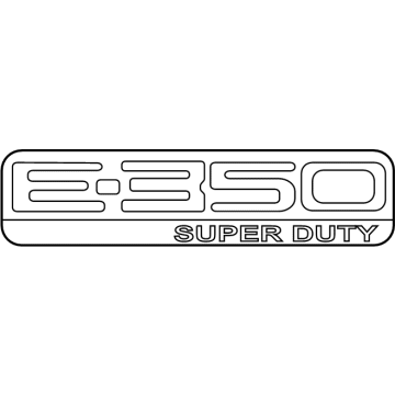 Ford E-350 Super Duty Emblem - 9C2Z-1542528-DA