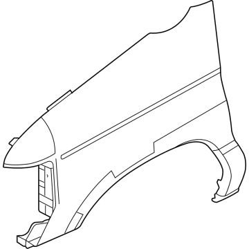 Ford 8C2Z-16005-B Fender, Front Passenger Side