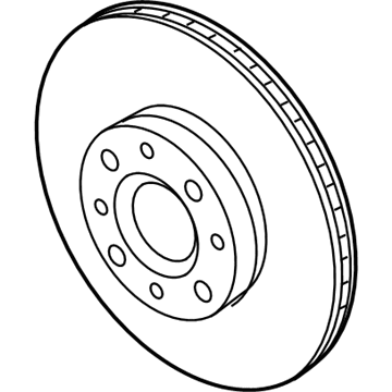 2014 Ford C-Max Brake Disc - KU2Z-1V125-A