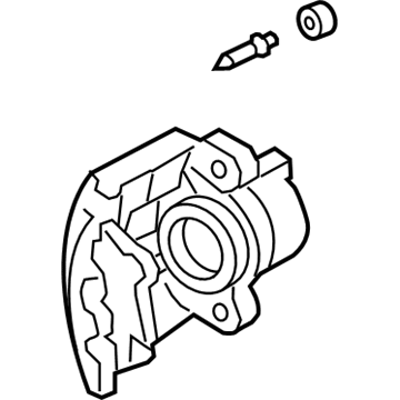 Ford CV6Z-2B120-A Caliper, Front Passenger Side