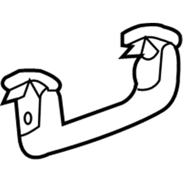 Ford 8A5Z-5431406-AC Grip Handle, Camel, Front Passenger Side
