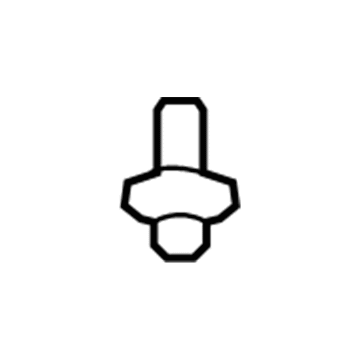 Ford -W708761-SS36X Headliner Rivet, Camel