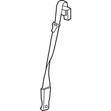 Mercury 4F2Z-17611B64-AAA Center Seat Belt