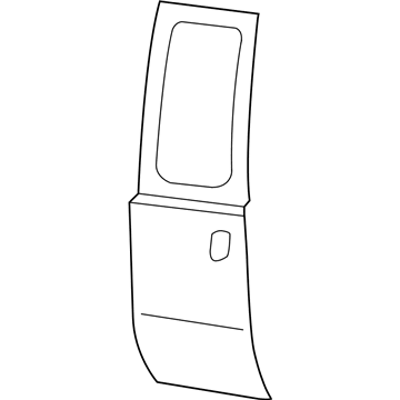 Ford F81Z-2824700-AA Outer Panel, Rear Passenger Side