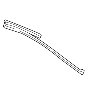 Ford 9C3Z-28253A10-A Door Weatherstrip, Rear Inner Passenger Side