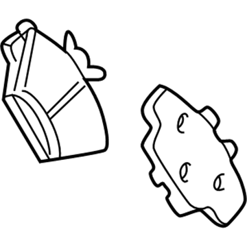 Ford YU2Z-2V001-JA Brake Pads, Front