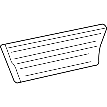 Lincoln Door Moldings - 7L1Z-7825556-APTM
