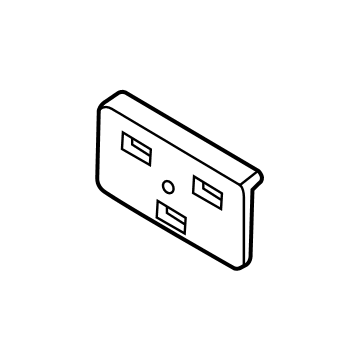 Ford LK4Z-17A385-AA License Bracket