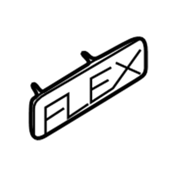 Ford Flex Emblem - BA8Z-7442528-BB