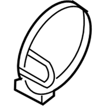 Ford 6S4Z-61405A26-A Fuel Door, Rear