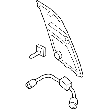 Ford JR3Z-16C630-APTM Scoop, Front Passenger Side