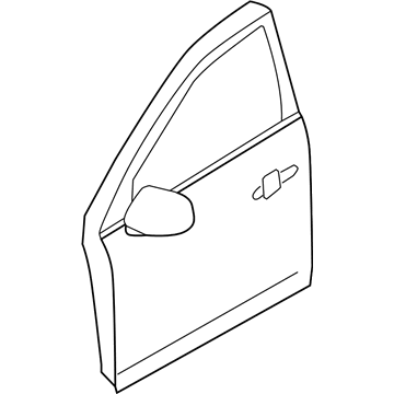 Ford AE9Z-7420124-A Door Shell, Front Passenger Side