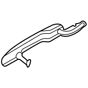 Ford Explorer Door Handle - LB5Z-7826605-DAPTM