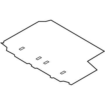 Ford CK4Z-6113046-LC Carpet, Rear