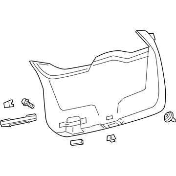 Ford FT4Z-5842906-AC Lower Trim Panel