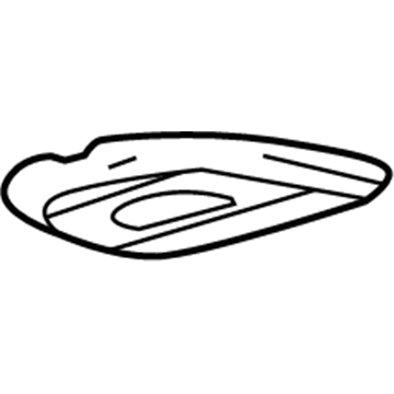Ford YF1Z-13783-CA Cargo Lamp Lens