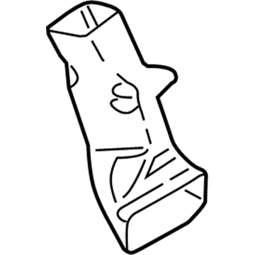 Ford JL1Z-19C802-A Inlet Duct, Rear Center