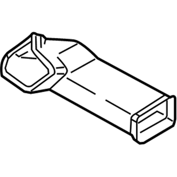 Ford JL1Z-19C802-D Inlet Duct, Rear