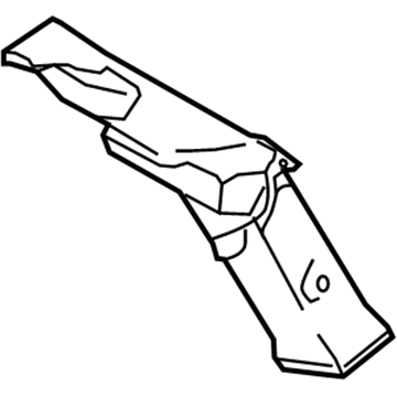 Ford JL1Z-19C802-C Upper Duct, Rear