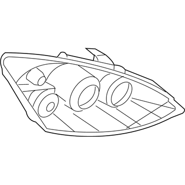 2004 Ford Focus Headlight - 2M5Z-13008-HD