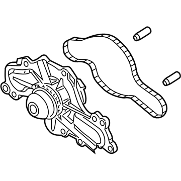 Lincoln MKT Water Pump - DG1Z-8501-D